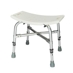 Adjustable Medical Shower Chair Height Bath Stool Tub Seat Plastic and Aluminum