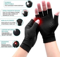 Copper Arthritis Compression Gloves Hand Support Joint Pain Relief USA 1 Pair