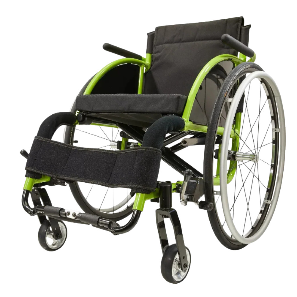 All Aluminum Foldable Lightweight Wheelchair, Adult Sport Wheelchair, 24″ Quick