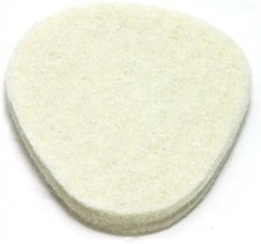 White Felt Metatarsal Cushions – 100