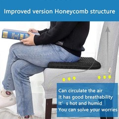Luxury Double Layer Gel Cushion for Office & Wheelchair – Relief for Back & Hips