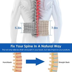 Air Traction Device for Lower Back w/ Hand Pump &Extension Pad Lumbar Spine