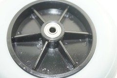 Solid Rubber Caster Wheel 8×2 Inch Wheelchair Powerchair Replacement