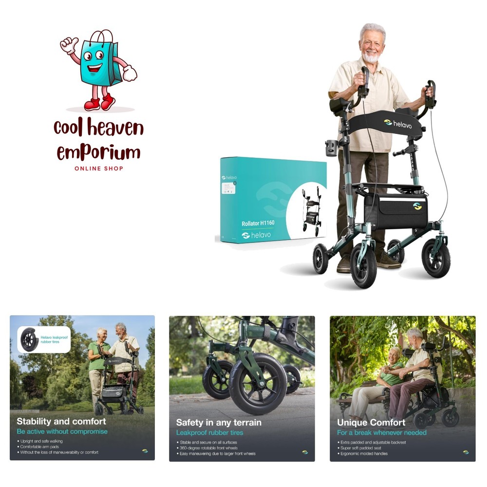 Heavy-Duty All-Terrain Walker Up to 300 lbs – Adjustable for Maximum Comfort