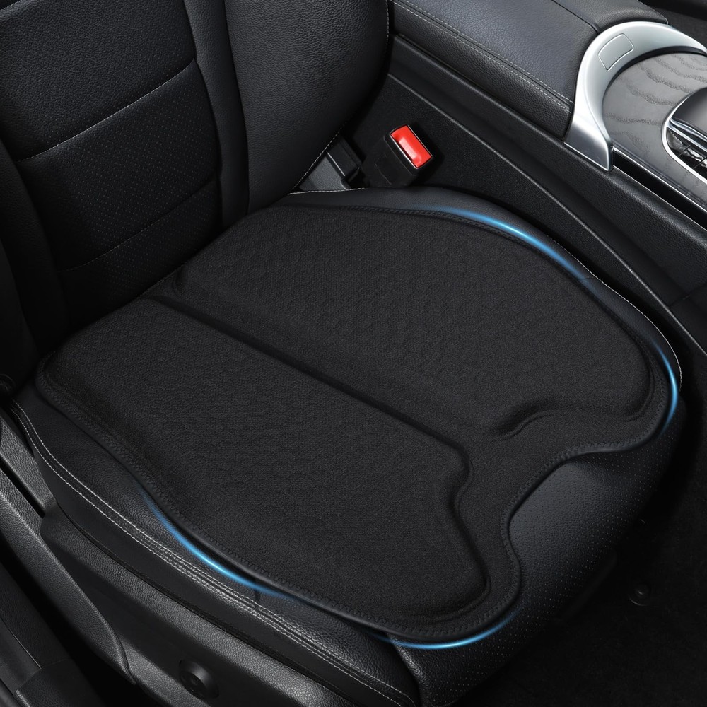 Soft Thin Gel Seat Cushion 1 for Car Office Wheelchair Tailbone Sciatica Relief