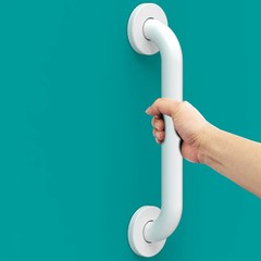 16/24 inch Bathroom Basic Grab Bar, 304 Stainless steel bar, White Color