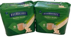 FitRight Medline Extra Adult Diapers, Optifit Briefs Culottes, 56-64” XL 40 Ct
