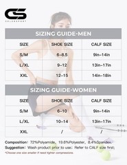 Compression Socks for Men and Women 20-30 mmHg Black White Grey Running Socks