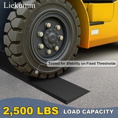 3/4″ Rise Rubber Threshold Ramp for Doorways, 2500 lbs Heavy Duty Door Sill R…