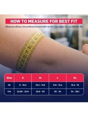 NIP Dr. Arthritis MEDIUM Compression Sleeve Elbow Brace Adjustable Tendonitis