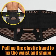 Copper Infused Back Brace, Lumbar Waist Support for Pain Relief Men Women
