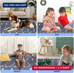Retrona® Washable Underpads 34″ x 52″ Pack of 4 Heavy Absorbency Reusable Bedwet