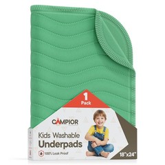Washable Underpads Medium 18″ x 24″ (Pack of 1) – Reusable Waterproof Bed Pad