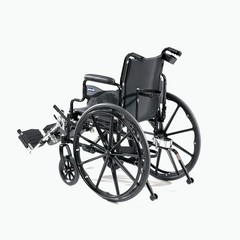 Invacare 1360A Adjustable Rear Anti-Tipper Pair, Fits 6in Front Caster Chairs