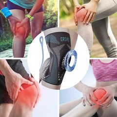 Caspe 2 Pcs Knee Brace Support For Sport Gym Knee Brace for Meniscus Tear Relief