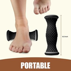 Foot Massager Roller – Portable Black