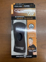 2 Copper Fit Freedom Copper Infused Compression Knee Sleeve – XL