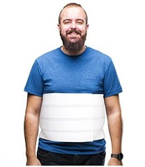 Bariatric Abdominal Binder,12-Inch Wide Elastic 90-105 Inch 4 Panel – 12″ High