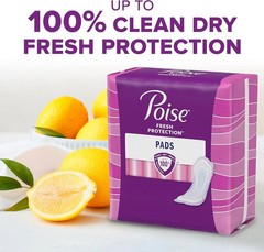 54 Count Pack of 2 Incontinence & Postpartum Pads – Light Absorbency & Freshness