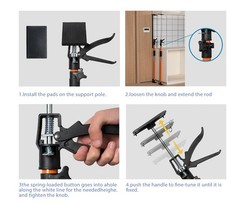 2PK Adjustable Steel Telescopic Support System – 154 lbs Capacity, Extends 49-11