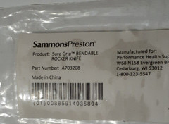 4 Pc Sammons Preston Sure Grip Fork Knife Spoon Aid Utensil Silverware Bendable