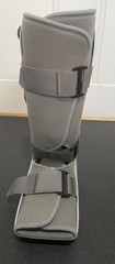Aircast AirSelect Large Walking Boot Pneumatic Inflatable Walker Brace DJO Gray