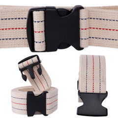 Gait Belt and Transfer/Walking Assist Quick-Click Standing Aid, 72inch Long