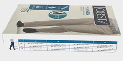 Jobst for Men LARGE BLACK Thigh High Compression Stockings 20-30mmHg 115410 New