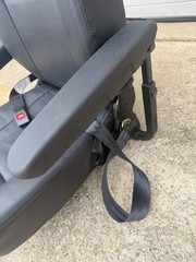 EXCELLANT Pride Jazzy Elite Power Wheelchair Seat, Belts, Arm Rests, Brackets