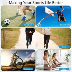 Ruilaibao Full Leg Compression Sleeves 2 Pack anti Sliping X-Large, Blue