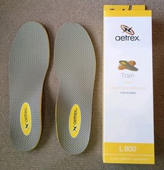 Aetrex L800 Women’s Train Lynco Orthotics Cupped Med/High Arch Support Size: 10