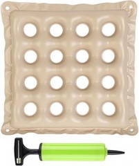 Lightweight Inflatable Waffle Seat Cushion for Back and Feet – 18.9×18.9 inch