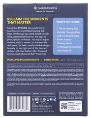 Audien Hearing Atom X Hearing Aids