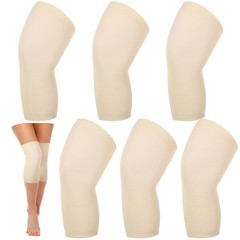 6 Pcs Compression Knee Sleeve Knee Brace Undersleeve Lightweight Breathable L…