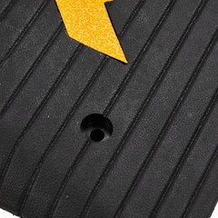 1″ Rise Rubber Threshold Ramp 44.5″ Wide for Wheelchair Scooter Power Chair