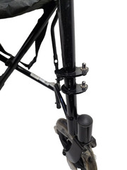 DRIVE Aluminum Transport Wheelchair Chair Steel ATC19-Black 8″ Wheel 300 lb
