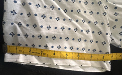 Medline Hospital Patient Gowns 3-Pack White Blue Print Cotton Poly Unisex w/Ties