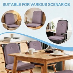 Ergonomic Lumbar Support & Memory Foam Seat Cushion Set – Sciatica