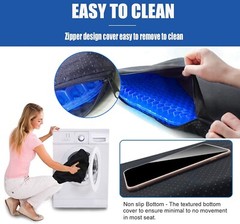 Relaxing Gel Seat Cushion for Back, Coccyx & Sciatica Pain Relief – Jumbo Size