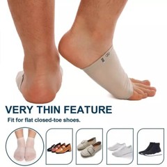 Compression Arch Support Plantar Fasciitis Gel Pad Brace Sleeve Ankle Foot Warp