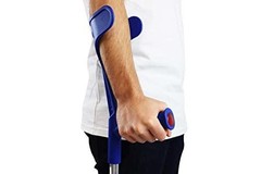 PEPE Mobility Forearm Crutches for Adults (x2 Units) Open Cuff, Adjustable Heigh