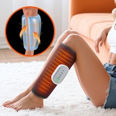 Air Compression Heated Leg Massager Muscles Relax Calf Circulation Foot Massage