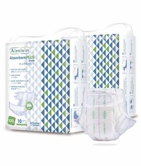 Aimisin Super Absorbency Adult Diaper, Incontinence Diapers with Tabs Men Women