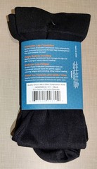 Compression Socks Over The Calf Microfiber Unisex Large 8-15 mmHg Black 1 Pair