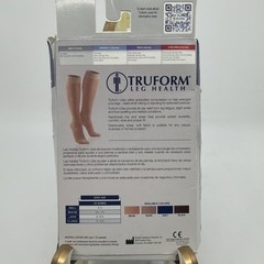 TruForm 8-15 mmHg Women’s LITES Knee High Compression Stockings, Small, Black