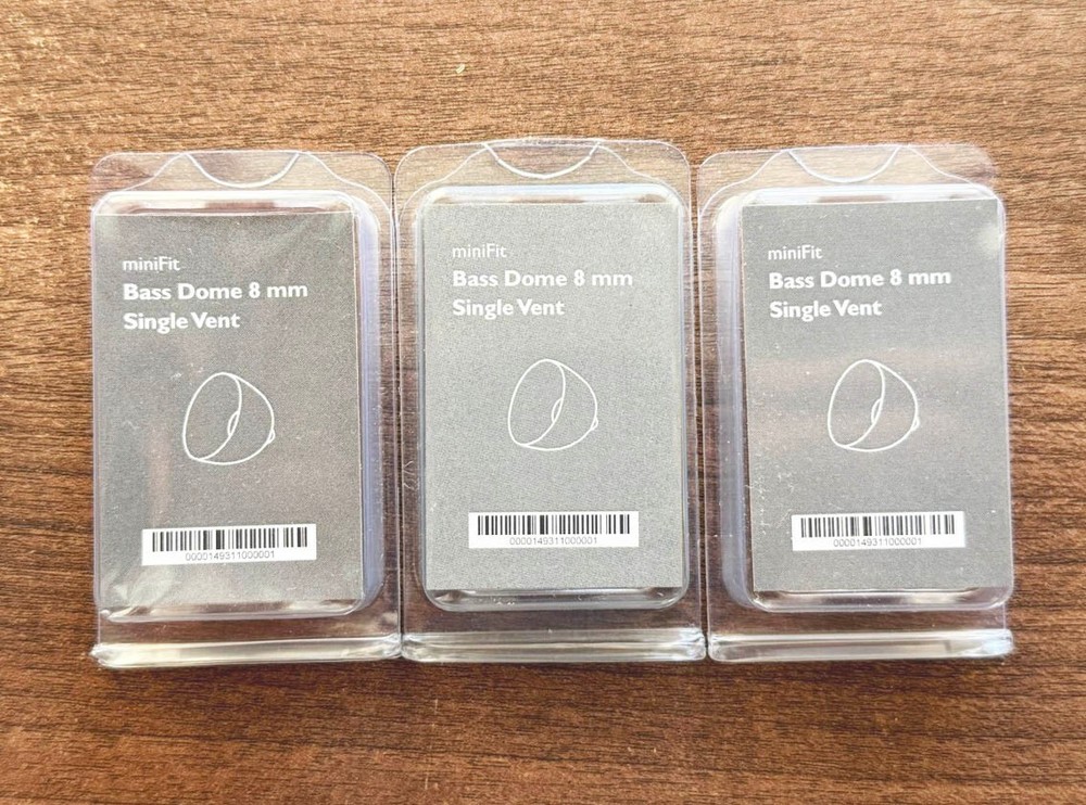 3 Packs Oticon Bass Dome 8mm Single Vent For Hearing Aids (30pcs) – USA Shipping