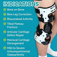 Adjustable OA Unloader Knee Brace,Custom Fit for Osteoarthritis Pain Relief