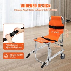 Stair Chair for Medical Emergency Evacuation 2 wheel Lift Fast Ship Orange US