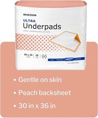 McKesson Ultra Underpad 30“ X 36“ Heavy Absorbency -80 PACK