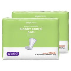 Incontinence Pads for Women – Overnight Absorbency, Bladder Control, Unscented,
